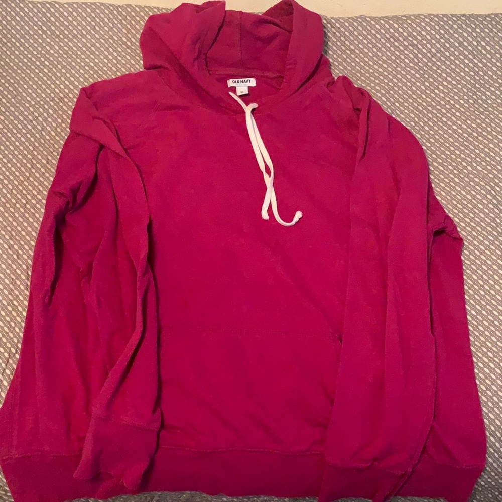 Old Navy Fuchsia Lightweight Hoodie